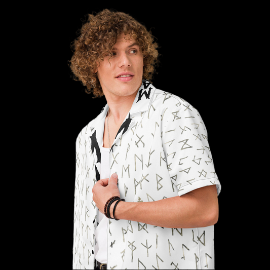 Camicia unisex rune per la sopravvivenza