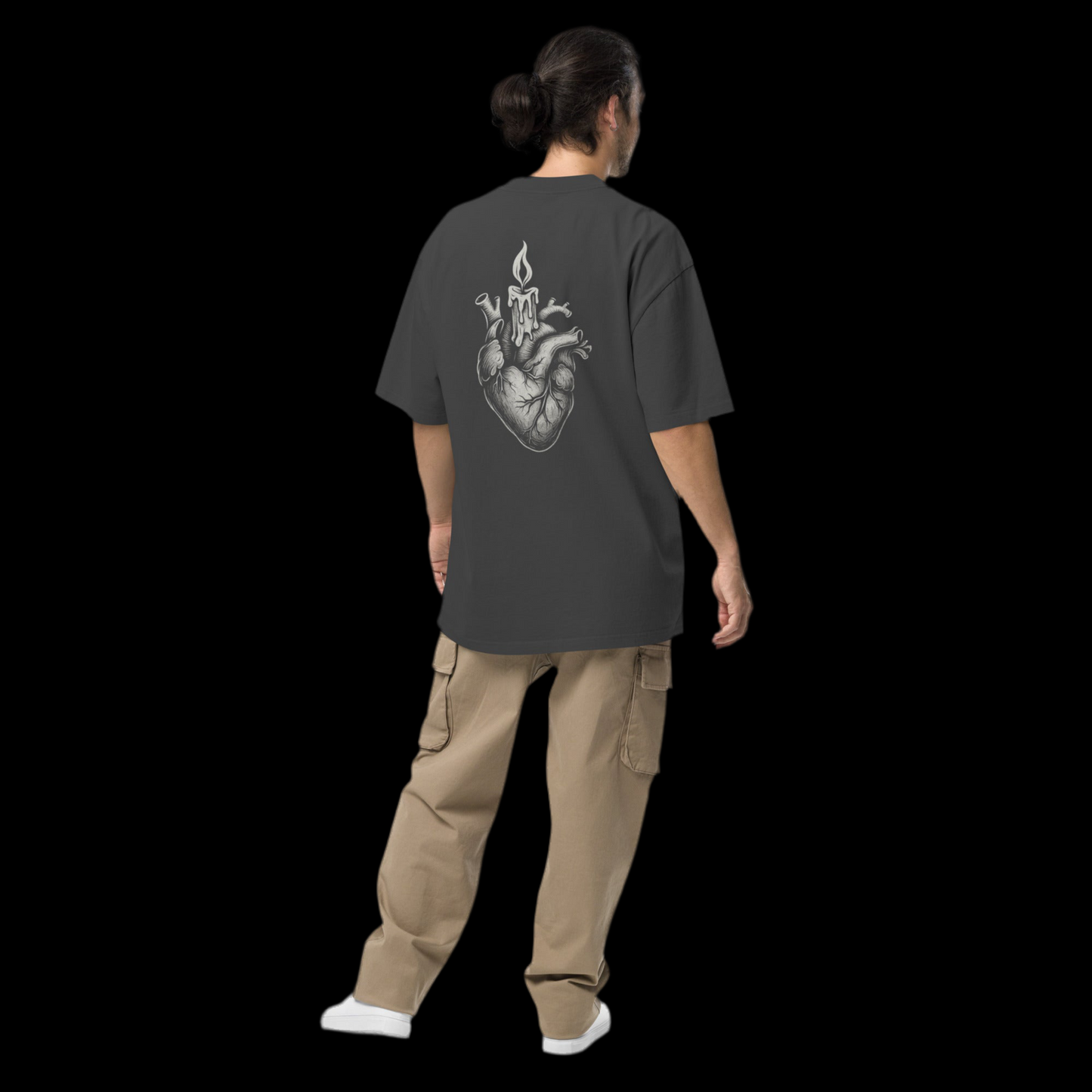 T-shirt sbiadita oversize