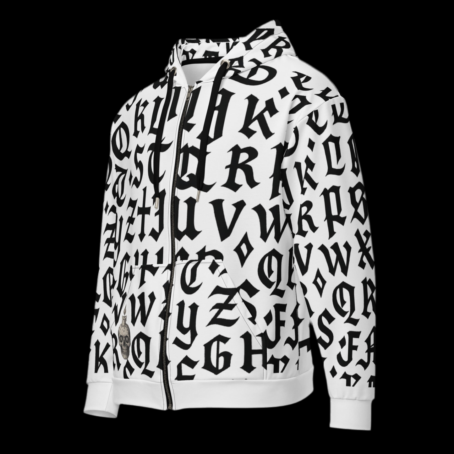 Felpa con cappuccio con zip unisex