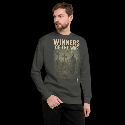 Premium unisex "Winner of the war" sweatshirt