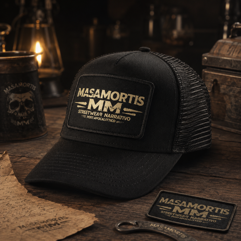Cappello MasaMortis Taverna Edition con Patch Staccabile – Confezione con Gadget e Lettera di Ritrovamento