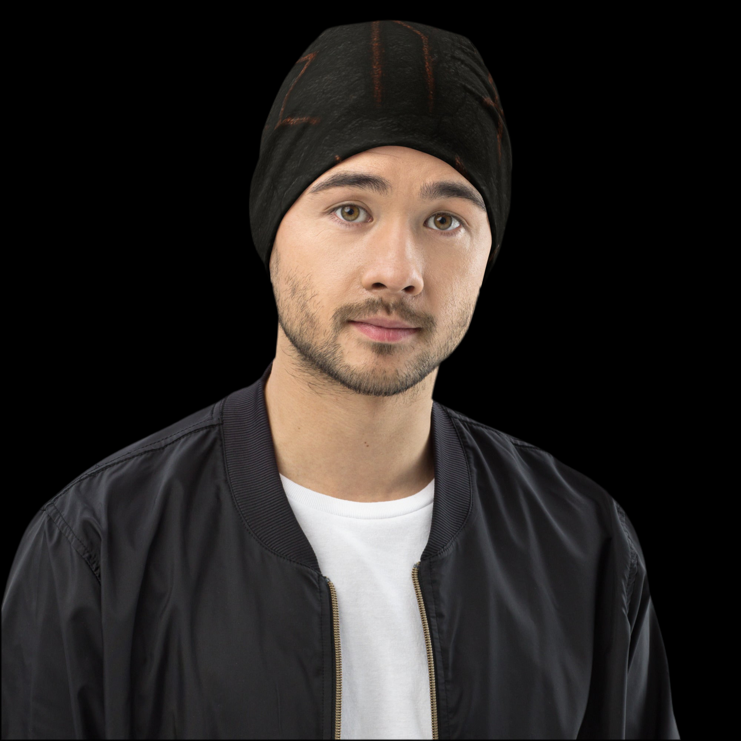 Berretto con stampa all over