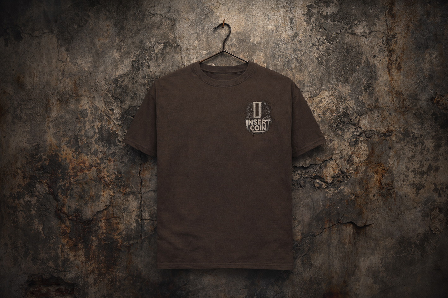 T-shirt Insert Coin / ultima vita rimasta . Streetwear MasaMortis