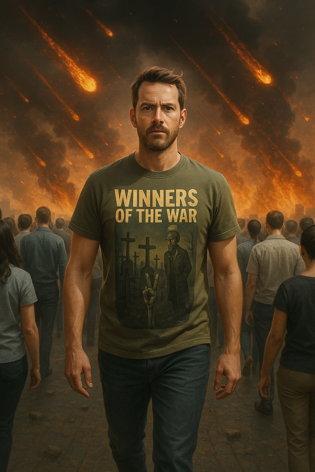 "WINNER OF THE WAR" Organic Cotton T-Shirt
