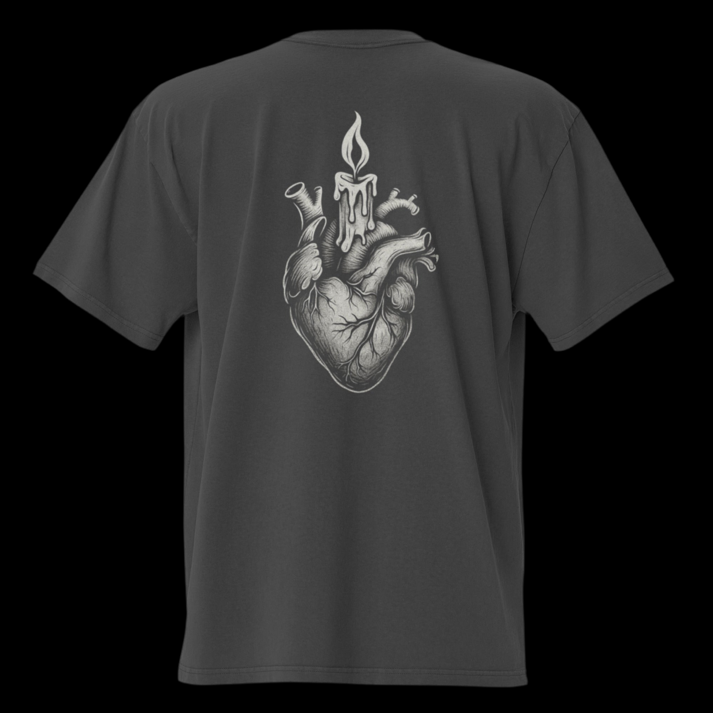 T-shirt sbiadita oversize